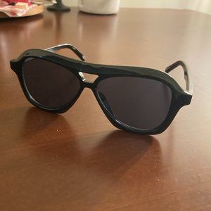 NWT Le Specs Drizzle Aviator Sunglasses